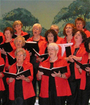 Gemeinsames Konzert in der Stadthalle Erkrath, Frauenchor Hochdahl 1942 und Männerchor Düsseldorf 1874 am 21. April 2013